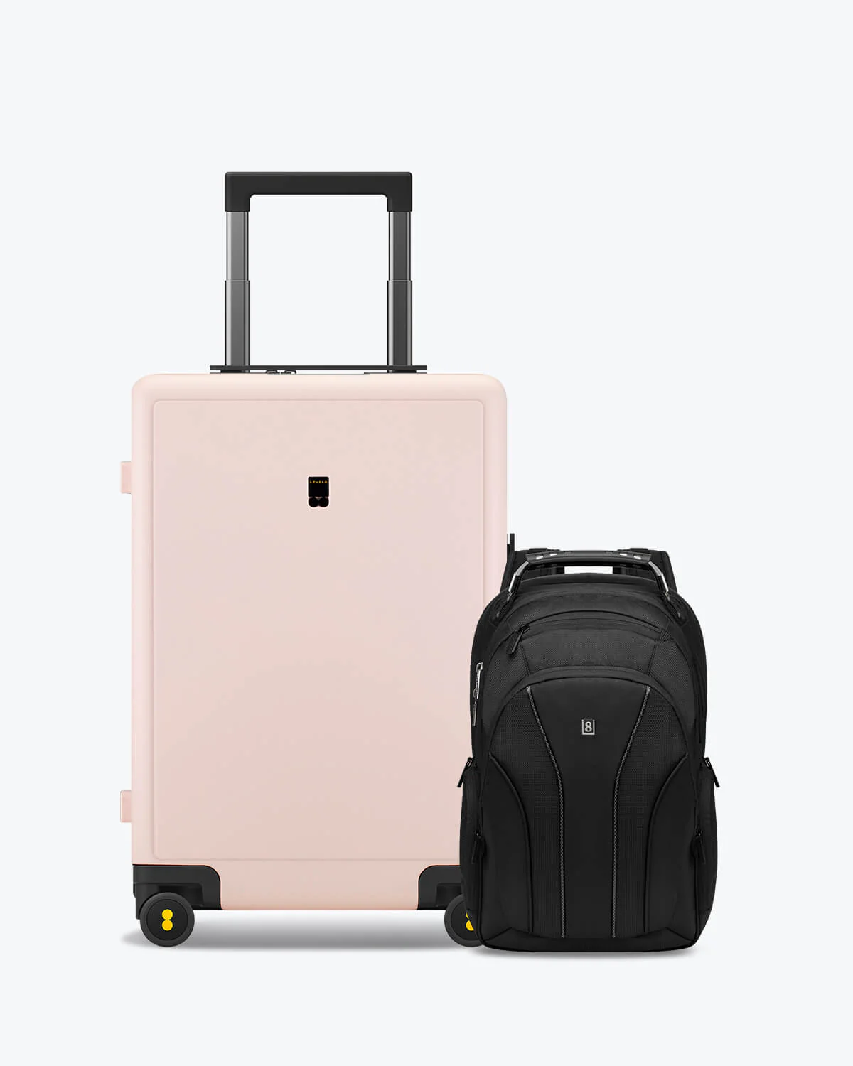 Textured and Atlas Laptop Backpack Luggage Set - Image 41