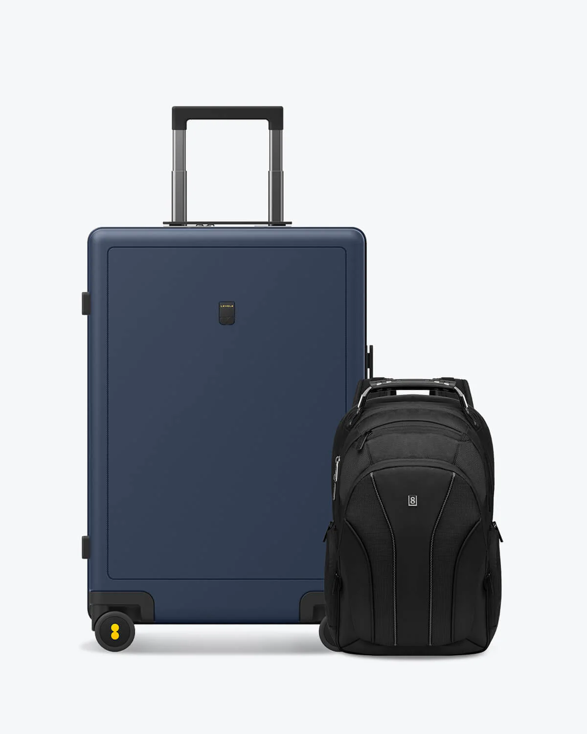 Textured and Atlas Laptop Backpack Luggage Set - Image 71