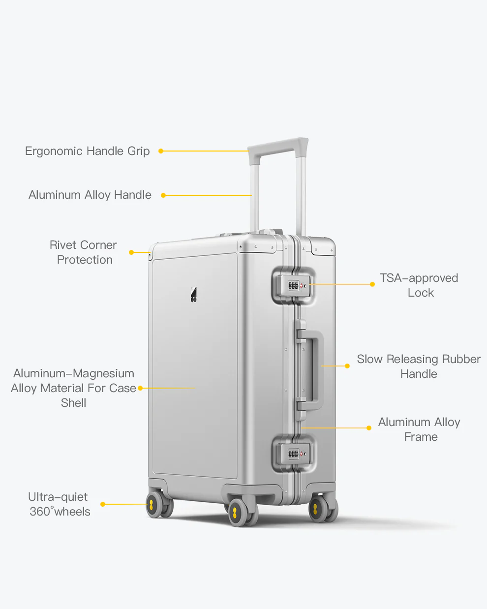 Gibraltar Aluminum Carry-On 20" - Image 3